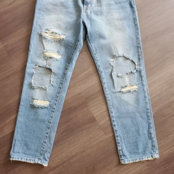 MSGM Distressed Straight Jeans size 6 - Picture 8 of 11